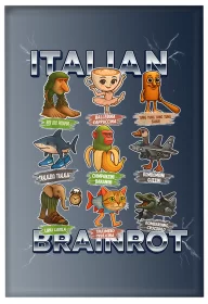 Magnes Italian Brainrot Paczka Stworków włoskich brainrotów