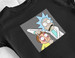 Bluzka damska z naszywką Rick and Morty 01