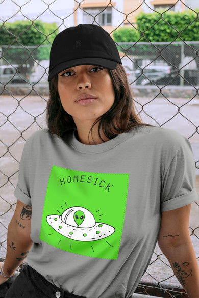 Koszulka z naszywką Homesick