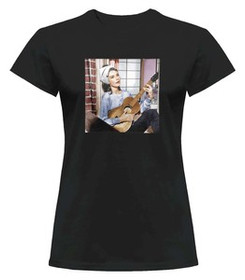 Bluzka damska z naszywką Audrey Hepburn 01