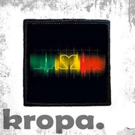 Naszywka RASTA HEART