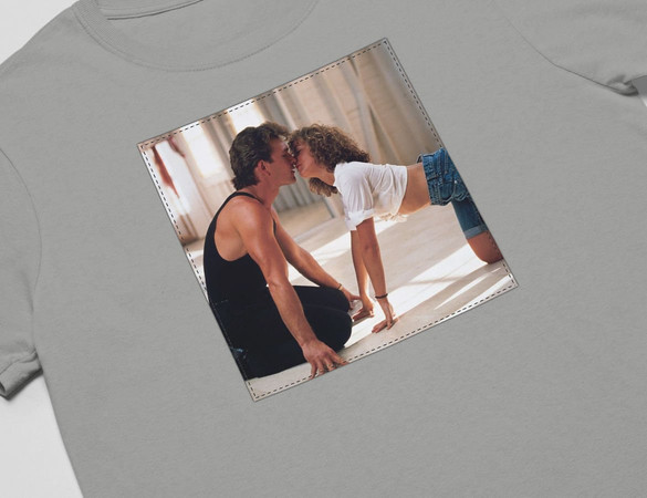 Koszulka z naszywką Dirty Dancing Kiss