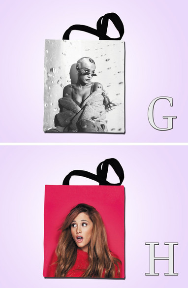 Torba na ramię ARIANA GRANDE DUŻO WZORÓW