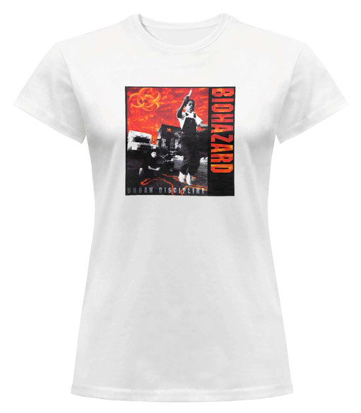 Bluzka damska z naszywką Biohazard 01