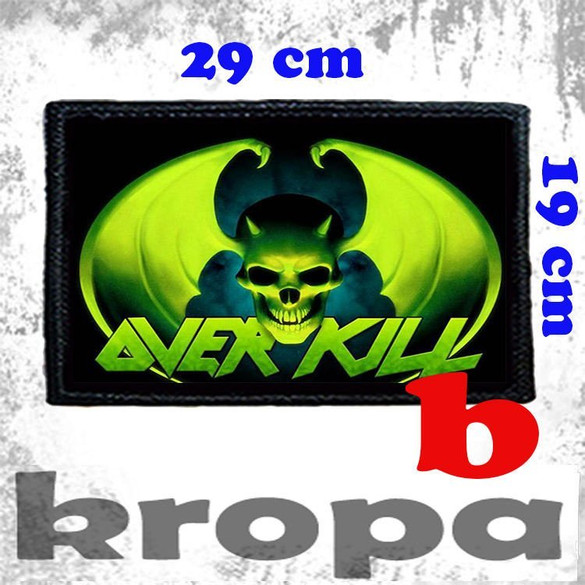 Naszywka duża na ubranie OVERKILL