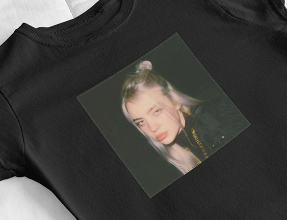 Bluzka damska z naszywką Billie Eilish 08