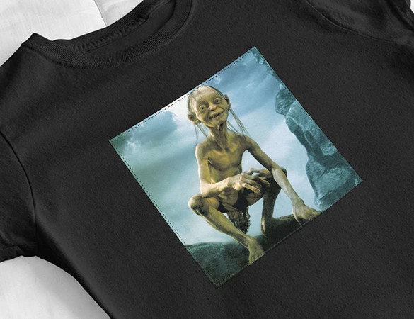 Bluzka damska z naszywką Gollum (Smeagol)