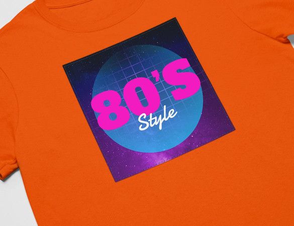 Koszulka z naszywką 80's Style