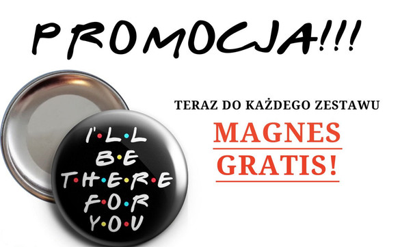 FRIENDS Zestaw poduszka kubek WZORY+GRATIS