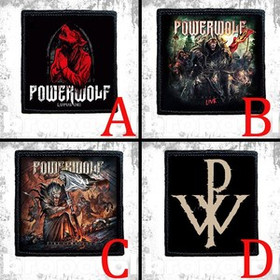 Naszywka POWERWOLF 10 X 10 cm Dużo Wzorów!