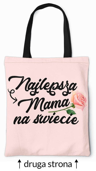 Torba na ramię NAJLEPSZA MAMA NA ŚWIECIA + IMIĘ