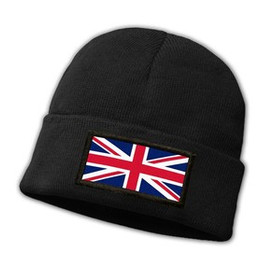 Czapka zimowa z naszywką FLAGA ANGIELSKA