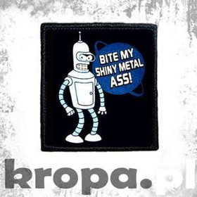Naszywka BITE MY SHINY METAL ASS
