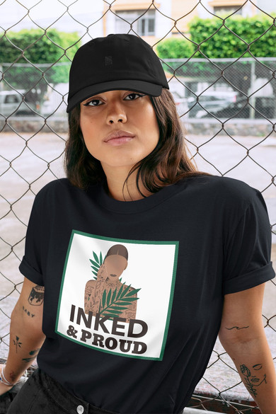 Koszulka z naszywką Inked&Proud