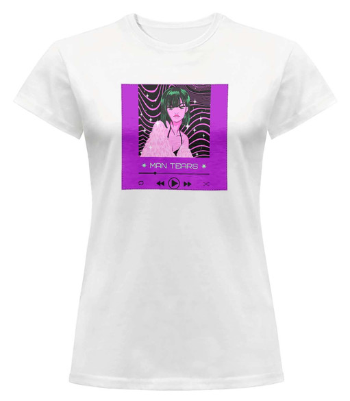 Bluzka damska z naszywką Man tears