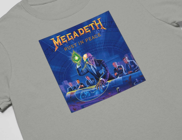 Koszulka z naszywką Megadeth Rust in...
