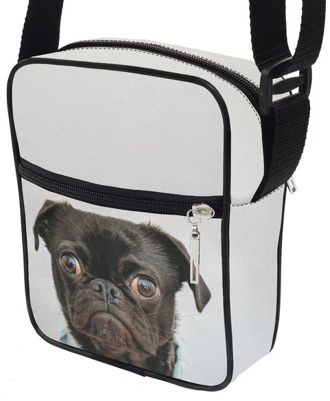 Torba Listonoszka Mops Pug 02 Dodaj Napis!