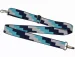 Pasek do torby z pikselowym wzorem granatowy 38 mm