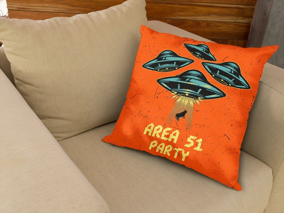 Poduszka Area 51 Party