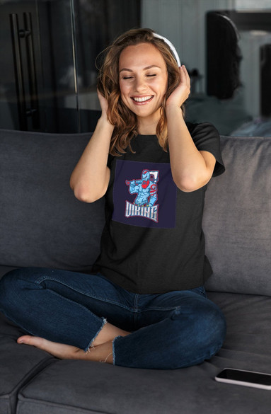 Bluzka damska z naszywką VIKING 02