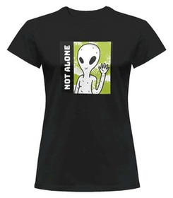 Bluzka damska z naszywką Not alone