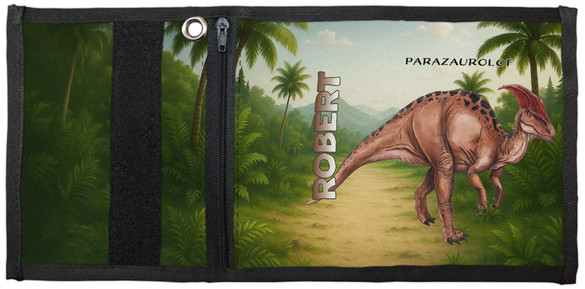 Portfel Dinozaury Parazaurolof – dodaj imię