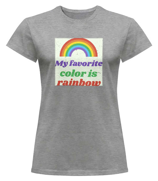 Bluzka damska z naszywką Favourite colour