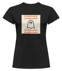 Bluzka damska z naszywką FA-BOO-LOUS