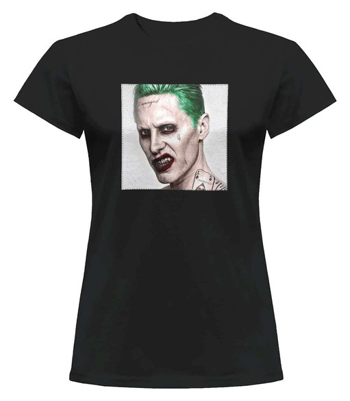 Bluzka damska z naszywką Joker Jared Leto