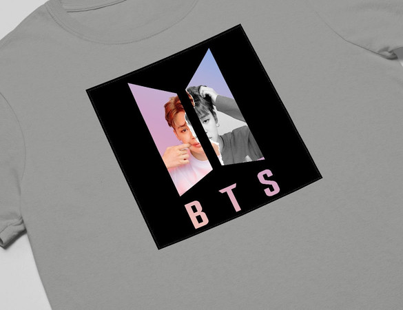 Koszulka z naszywką BTS JIMIN