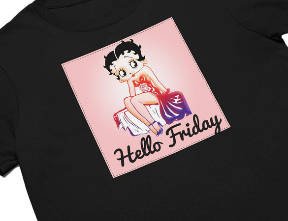 Koszulka z naszywką Hello Friday