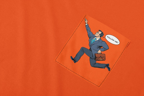 Koszulka z kieszonką LIDER