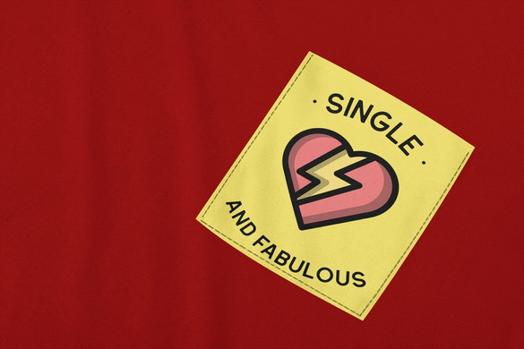 Koszulka z kieszonką SINGLE AND FABULOUS