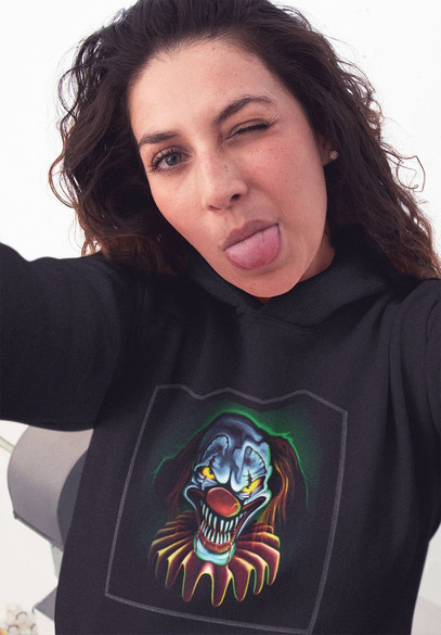 Bluza z naszywką ZŁY KLAUN