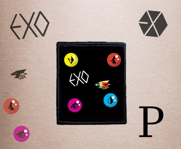 Naszywki EXO K-POP  #BARDZO DUŻO WZORÓW#
