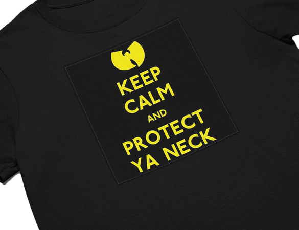 Koszulka z naszywką Wu-Tang Clan Keep Calm