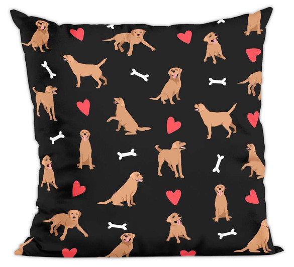 Poduszka pies, piesek labrador wzorek