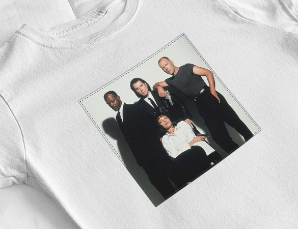 Bluzka damska z naszywką Pulp Fiction Squad 02