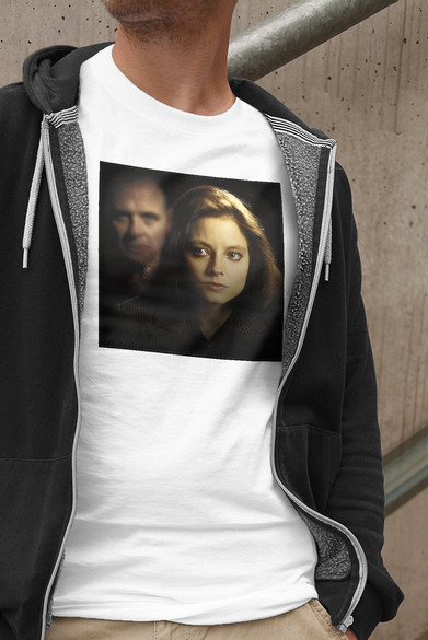 Koszulka z naszywką Milczenie owiec 01