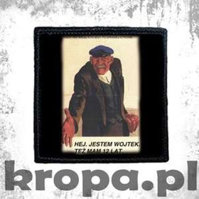 Naszywka HEJ. JESTEM WOJTEK.