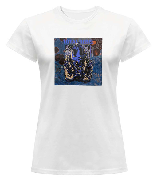 Bluzka damska z naszywką TOTAL REBEL