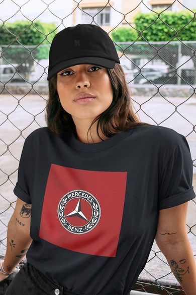 Koszulka z naszywką Mercedes BENZ