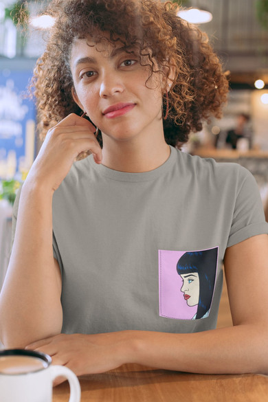 Koszulka z kieszonką PULP FICTION MIA