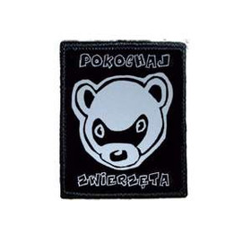 Naszywka  POKOCHAJ ZWIERZĘTA