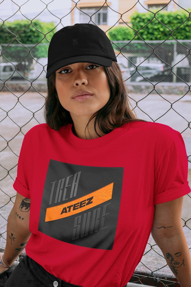 Koszulka z naszywką ATEEZ  Treasure