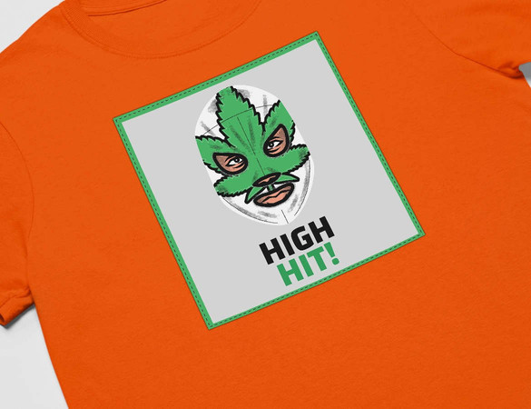 Koszulka z naszywką  High hit