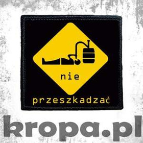 Naszywka NIE PRZESZKADZAĆ