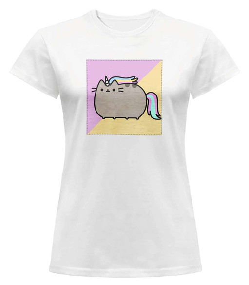 Bluzka damska z naszywką Cat Unicorne 01