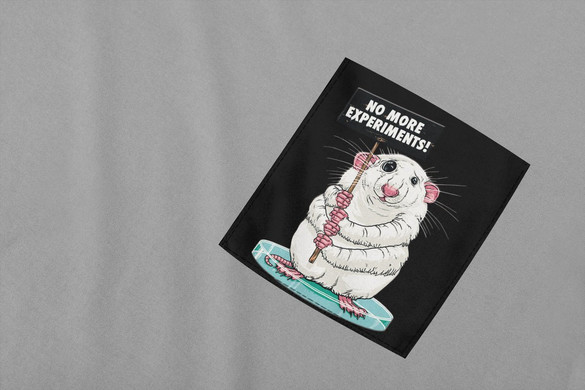 Koszulka z kieszonką No more experiments