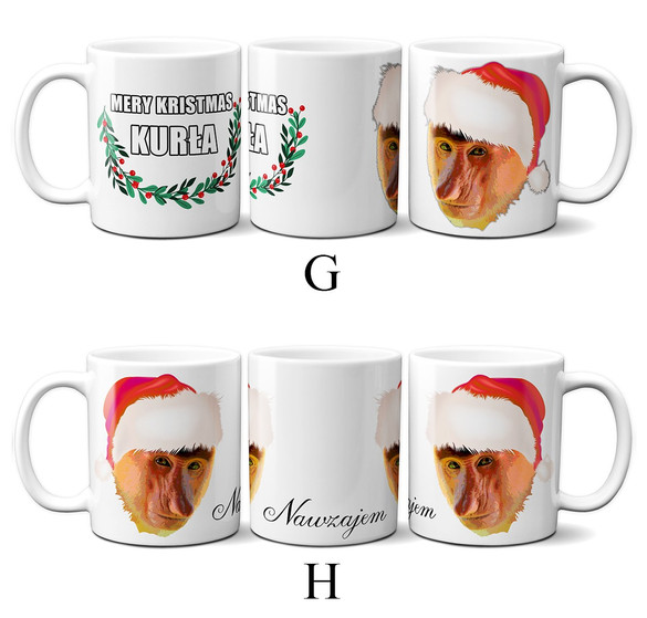 Zestaw ŚWIĄTECZNY poduszka i kubek + GRATIS! WZORY